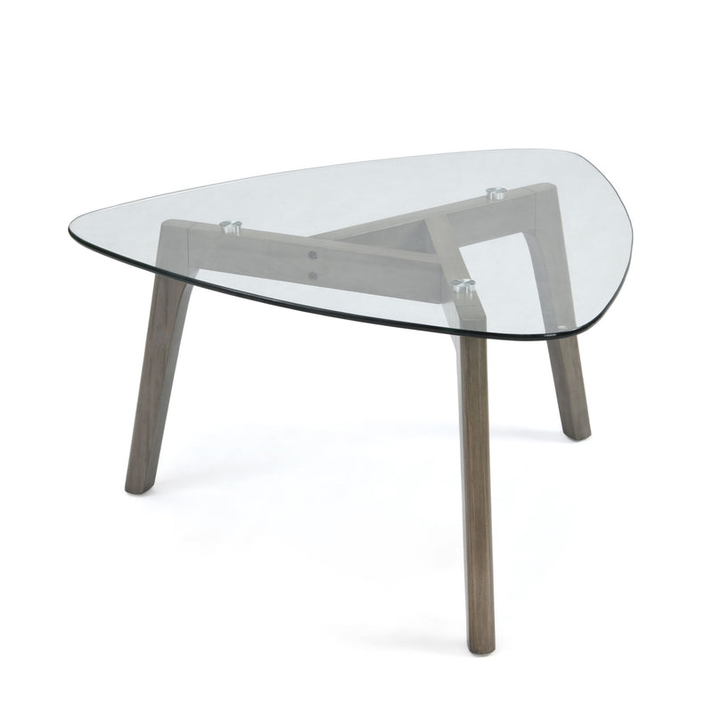 Modern Noble House coffee table with wood construction and compact design, featuring a sleek, minimalist style for living room decor.