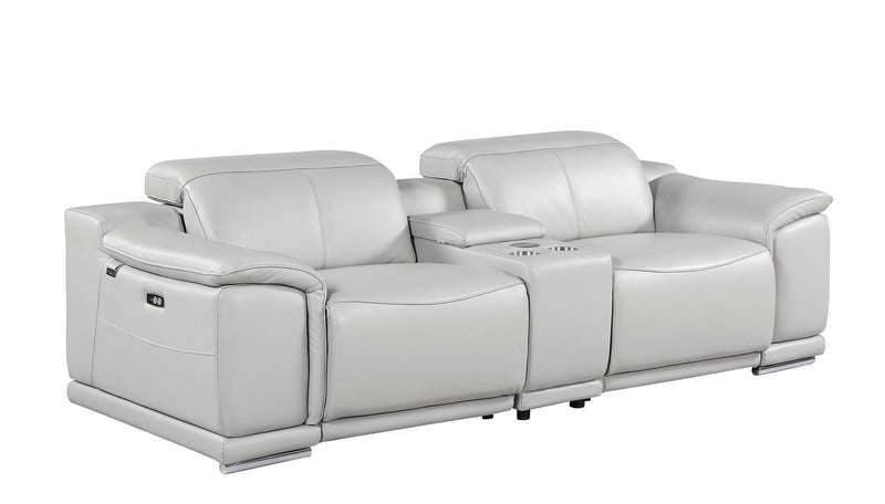 9762 - 7-Piece Modular Power Reclining Sofa, Loveseat And Chair Set With 5 Power Recliners In