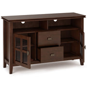 Artisan - TV Media Stand, Handcrafted - Russet Brown - R&R Furniture Gallery (Fountain Valley, CA)