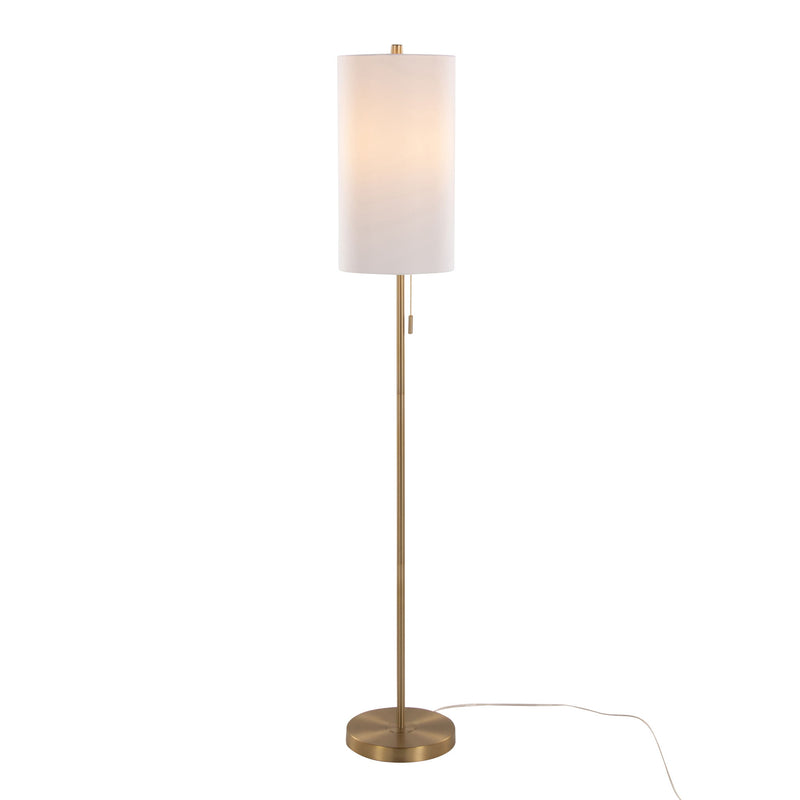 Lumi Source Bounty contemporary stylish floor lamp with sleek design and adjustable arm, ideal for modern living room or office space.