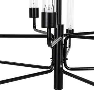 Madeline - Chandelier - Matte Black - R&R Furniture Gallery (Fountain Valley, CA)