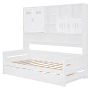 Daybed With All-In-One Cabinet And Shelf - R&R Furniture Gallery (Fountain Valley, CA)