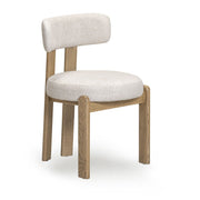 TOV Furniture Odessa dining side chair with wooden legs and upholstered seat, modern design for kitchen or dining room.