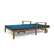 Etherealize - Outdoor Adjustable Double Chaise Lounge With Water Resistant Cushions - R&R Furniture Gallery (Fountain Valley, CA)