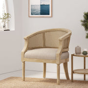 Curved Backrest Accent Chair - R&R Furniture Gallery (Fountain Valley, CA)