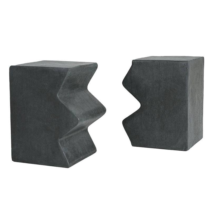 Rectangular Outdoor Indoor Accent Side Table (Set of 2) - R&R Furniture Gallery (Fountain Valley, CA)