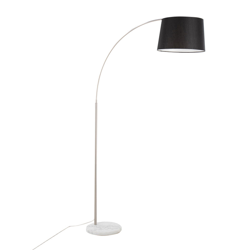 Lumi Source March contemporary floor lamp with sleek modern design and adjustable arm standing on a minimalist base.