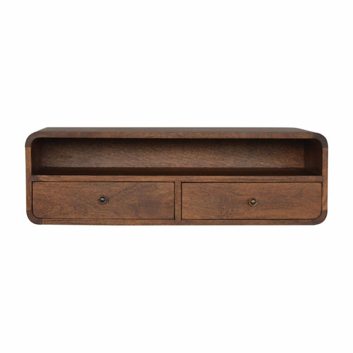Floating Open Console - Chestnut - R&R Furniture Gallery (Fountain Valley, CA)