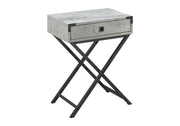 Accent Side Table, Storage Drawer, Stylish Design Contemporary & Modern - R&R Furniture Gallery (Fountain Valley, CA)