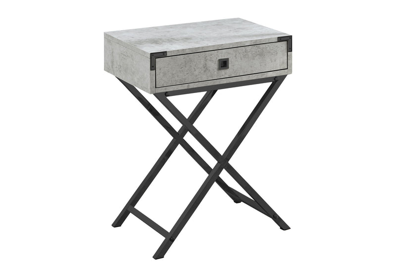 Accent Side Table, Storage Drawer, Stylish Design Contemporary & Modern - R&R Furniture Gallery (Fountain Valley, CA)