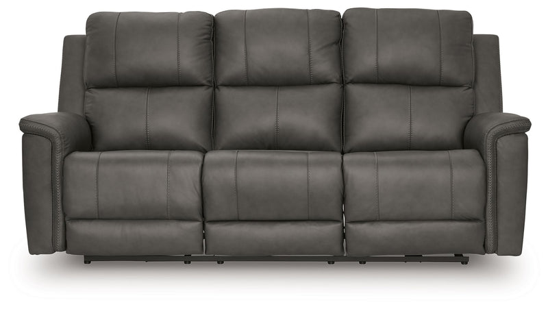 Bleckley - Power Reclining Sofa With Adjustable Headrest - R&R Furniture Gallery (Fountain Valley, CA)