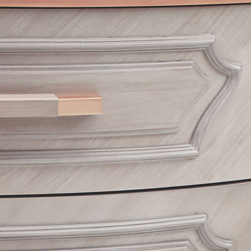 St. Charles - Display Cabinet - Dove Gray - R&R Furniture Gallery (Fountain Valley, CA)