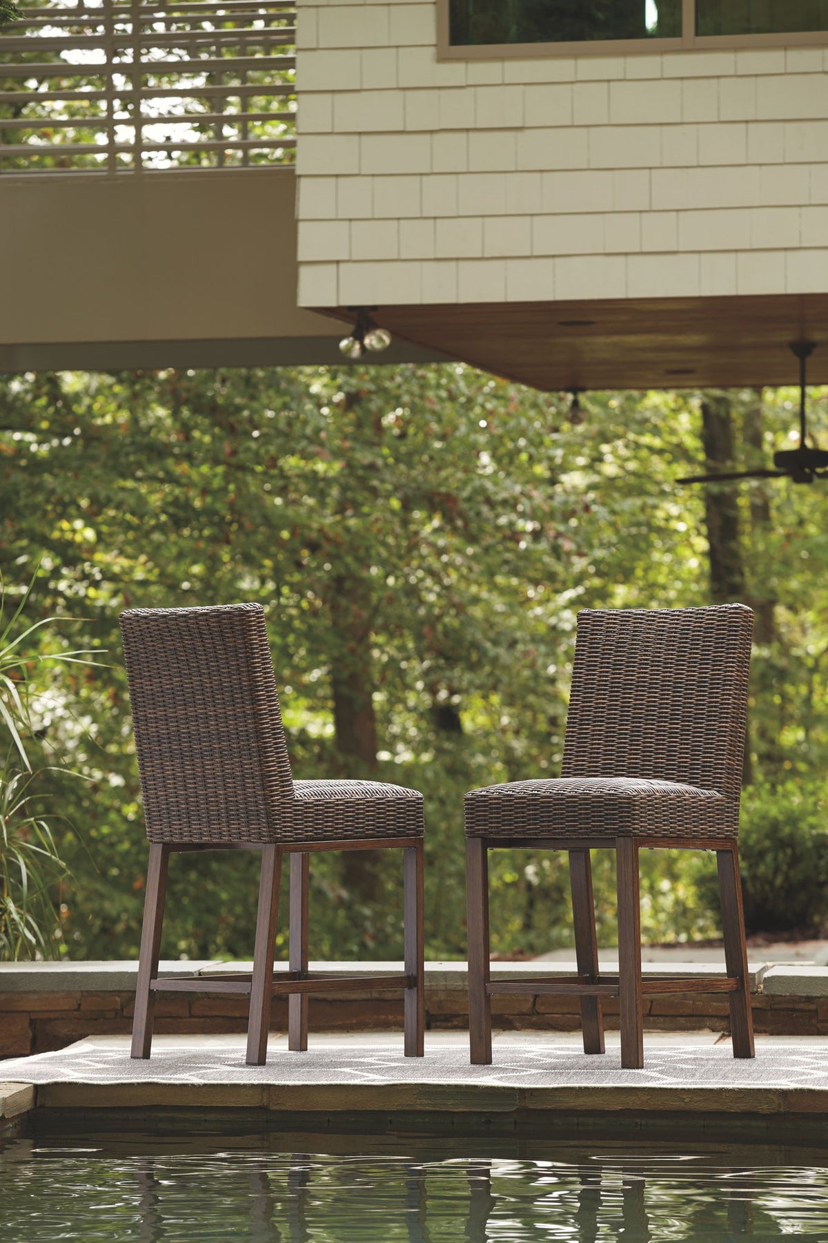 Paradise Trail - Outdoor Fire Pit Table Set - R&R Furniture Gallery (Fountain Valley, CA)