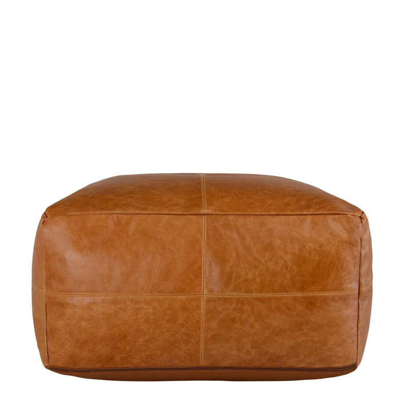 Poufs - Leather Pouf - R&R Furniture Gallery (Fountain Valley, CA)