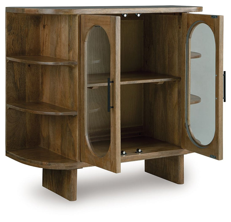 Niall - Accent Cabinet - Light Brown - R&R Furniture Gallery (Fountain Valley, CA)