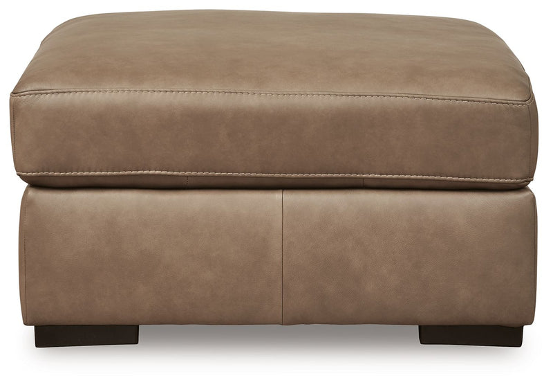 Veronella - Oversized Accent Ottoman - Sahara - R&R Furniture Gallery (Fountain Valley, CA)