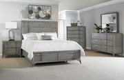 Storage Bed With Bookmatched Veneer - R&R Furniture Gallery (Fountain Valley, CA)
