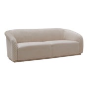 Yara - Pleated Velvet Sofa - R&R Furniture Gallery (Fountain Valley, CA)
