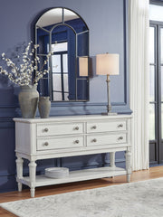 Montelaine - Dining Room Server - Antique White - R&R Furniture Gallery (Fountain Valley, CA)