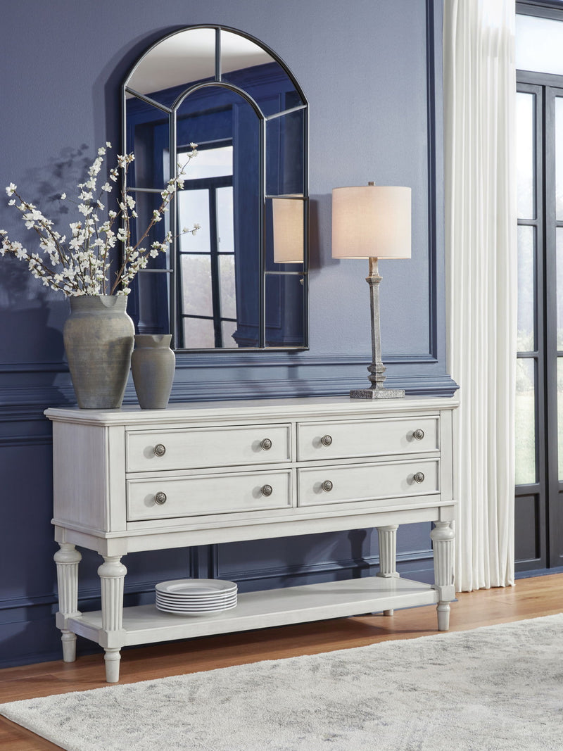 Montelaine - Dining Room Server - Antique White - R&R Furniture Gallery (Fountain Valley, CA)
