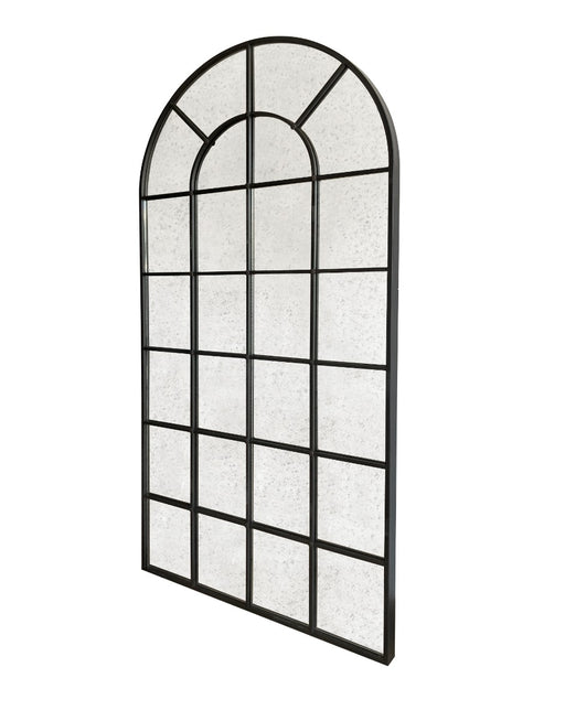 Grady - Industrial Antique Black Floor Mirror