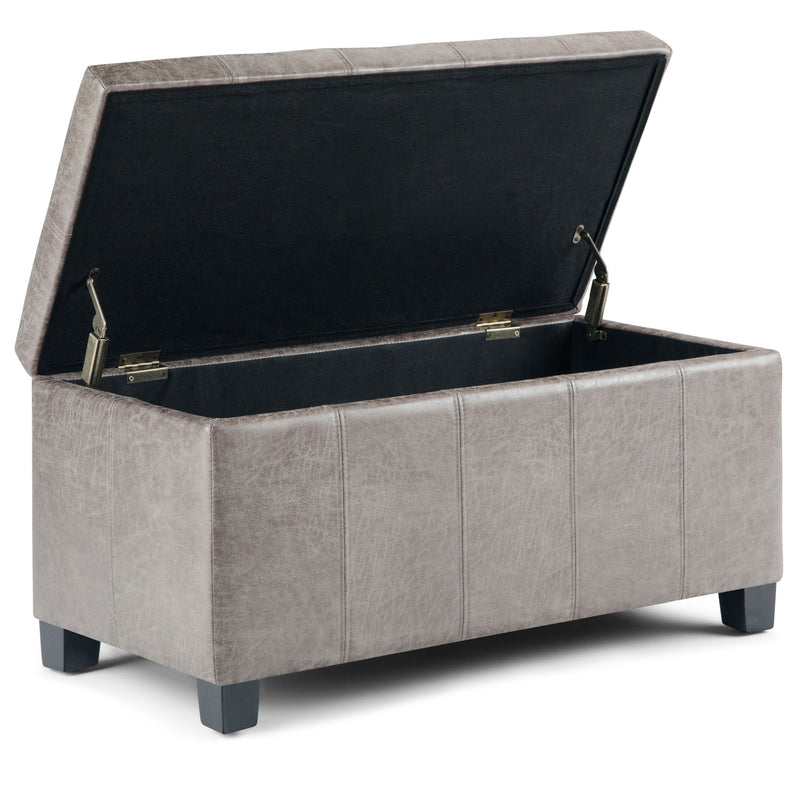 Dover - Upholstered Storage Ottoman Bench - R&R Furniture Gallery (Fountain Valley, CA)