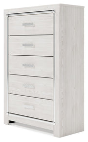 Altyra - Five Drawer Chest - White - R&R Furniture Gallery (Fountain Valley, CA)
