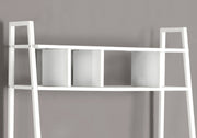 Computer Desk For Home Office, Laptop, Leaning, Storage Shelves, Contemporary & Modern - White - R&R Furniture Gallery (Fountain Valley, CA)