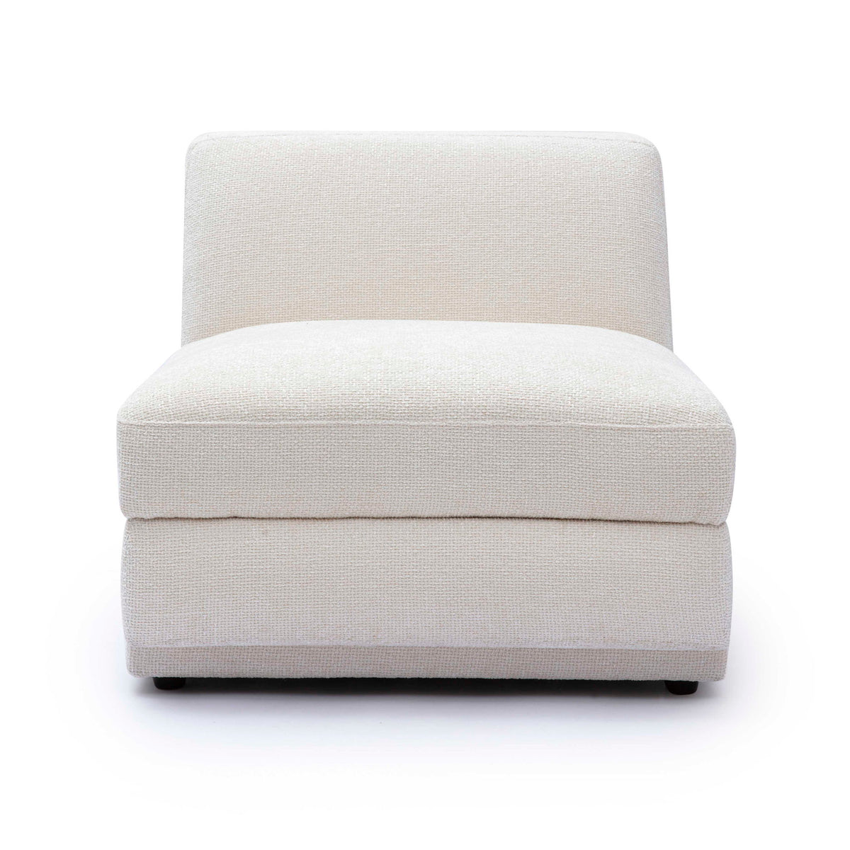 Perry - Modular Armless Chair - Cream - R&R Furniture Gallery (Fountain Valley, CA)
