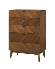 Kamela- Modern Walnut Chest