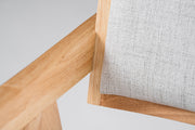 Fern - Modern Natural and Beige Dining Chair Set of 2 — view 5