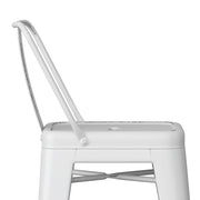 Rayne - Curved Back Metal Stool (Set of 2) - R&R Furniture Gallery (Fountain Valley, CA)