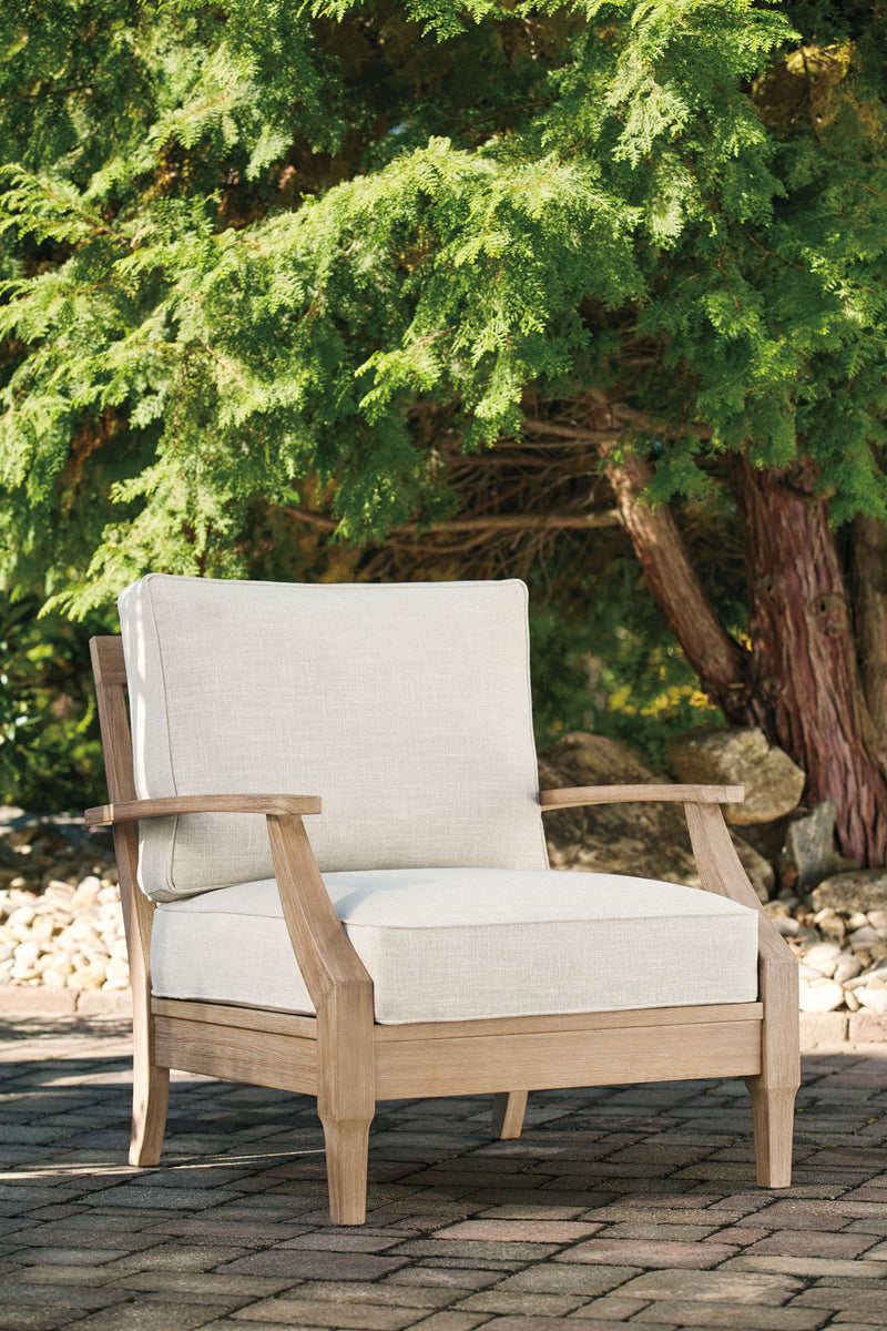 Carter Hall - Lounge Chair With Cushion - Beige - R&R Furniture Gallery (Fountain Valley, CA)