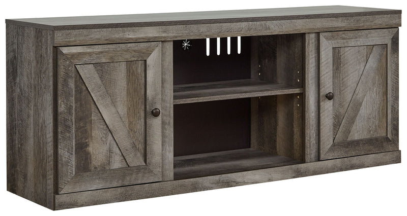Wynnlow - TV Stand With Fireplace Option - R&R Furniture Gallery (Fountain Valley, CA)