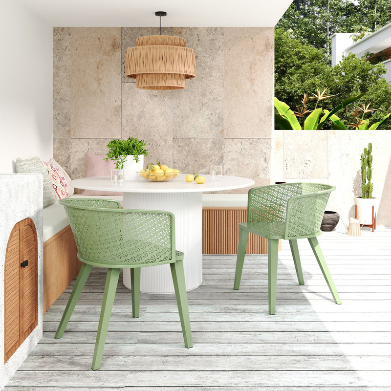 Milan - Outdoor Dining Chair (Set of 2) - R&R Furniture Gallery (Fountain Valley, CA)