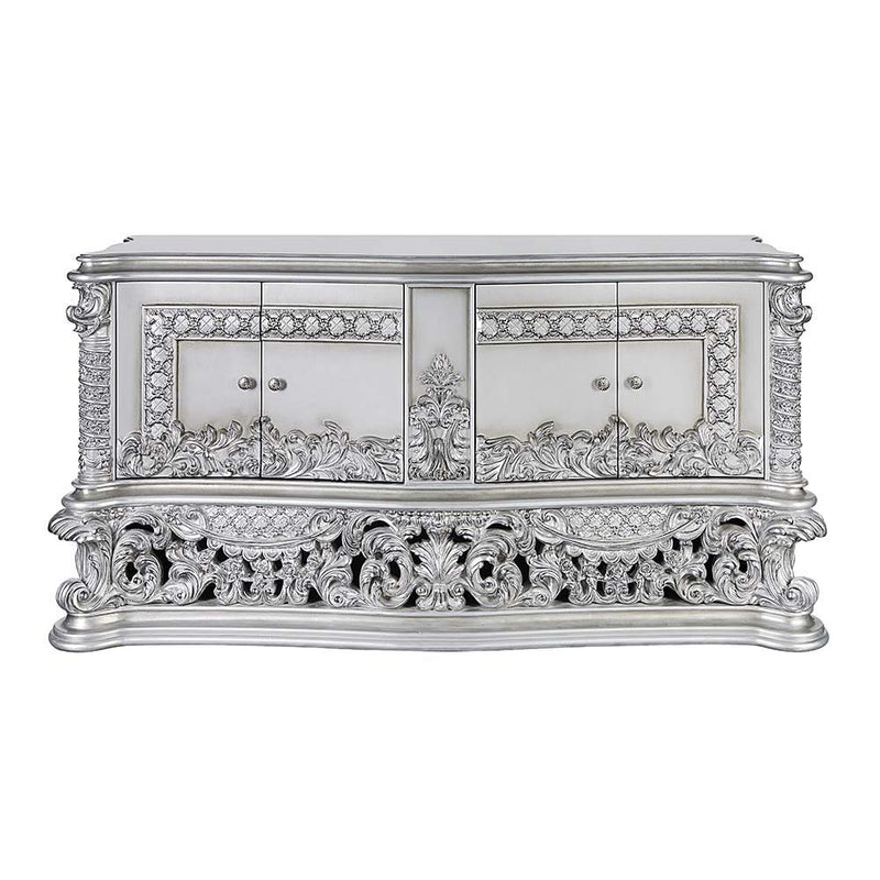Valkyrie - Server - Antique Platinum - R&R Furniture Gallery (Fountain Valley, CA)