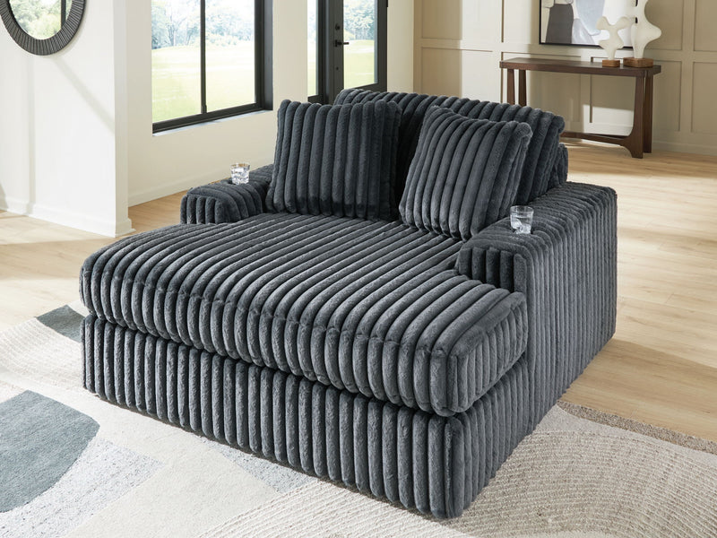Midnight-Madness - Oversized Chaise - R&R Furniture Gallery (Fountain Valley, CA)