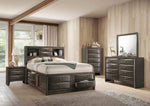 Zosimo - E.King Bed, Gray