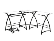 Dazenus - Desk - Glass Top - R&R Furniture Gallery (Fountain Valley, CA)