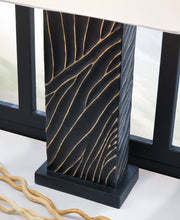 Bartlen - Poly Table Lamp - Black / Gold Finish - R&R Furniture Gallery (Fountain Valley, CA)