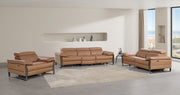 1246 - Modular Power Triple Reclining Sofa, Loveseat, And Chair Set With Power Headrests - R&R Furniture Gallery (Fountain Valley, CA)