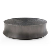 Airdrie - Modern Antique Grey Round Coffee Table Set — view 5