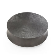 Airdrie - Modern Antique Grey Large Round Coffee Table — view 3
