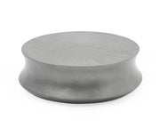 Airdrie - Modern Antique Grey Small Round Coffee Table — view 3