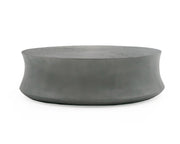 Airdrie - Modern Antique Grey Small Round Coffee Table — view 4