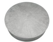 Airdrie - Modern Antique Grey Small Round Coffee Table — view 5