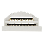 Upholstery Daybed Frame With Shell Shaped Backrest - R&R Furniture Gallery (Fountain Valley, CA)