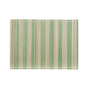 Set of four Jora bamboo placemats by TOV Furniture, showcasing natural woven bamboo design on a dining table.