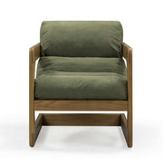 Palma - Upcycled Fabric Accent Chair - Green - R&R Furniture Gallery (Fountain Valley, CA)