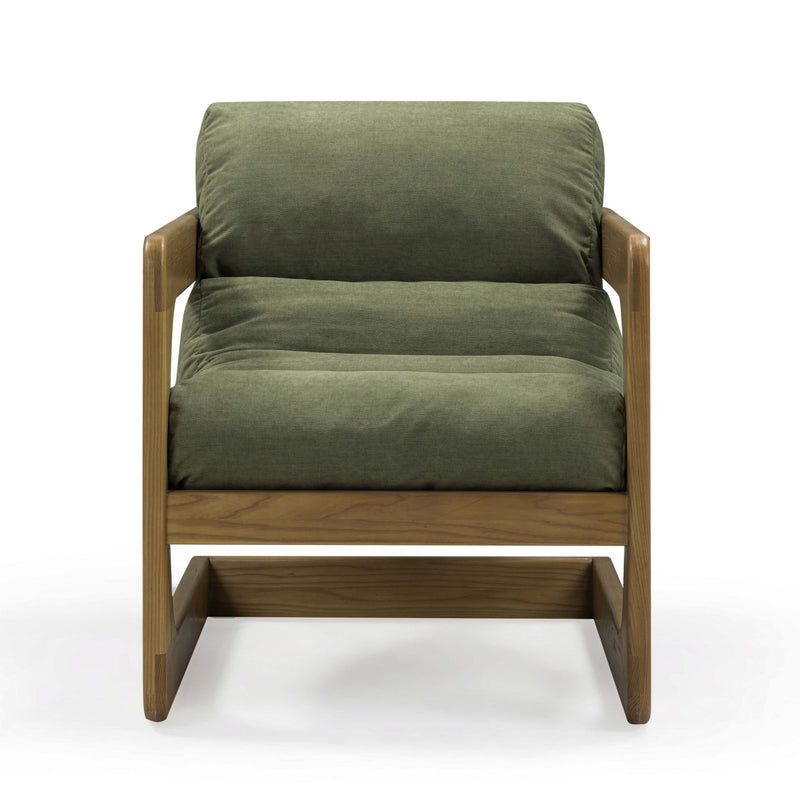 Palma - Upcycled Fabric Accent Chair - Green - R&R Furniture Gallery (Fountain Valley, CA)